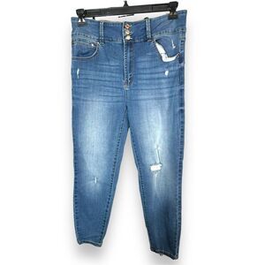 Rachel Rachel Roy Skinny High Rise Cropped Jeans 14/32